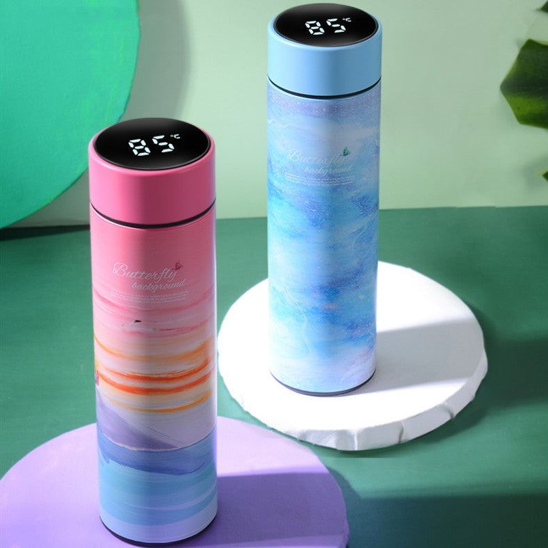 Temperature display- temperature control cup, water cup