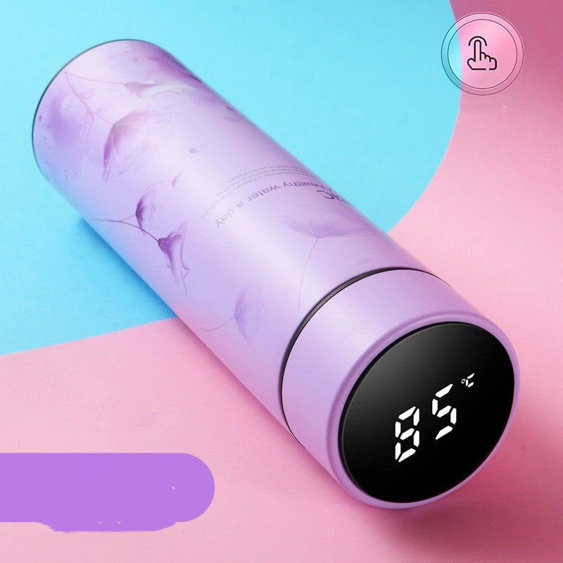 Temperature display- temperature control cup, water cup